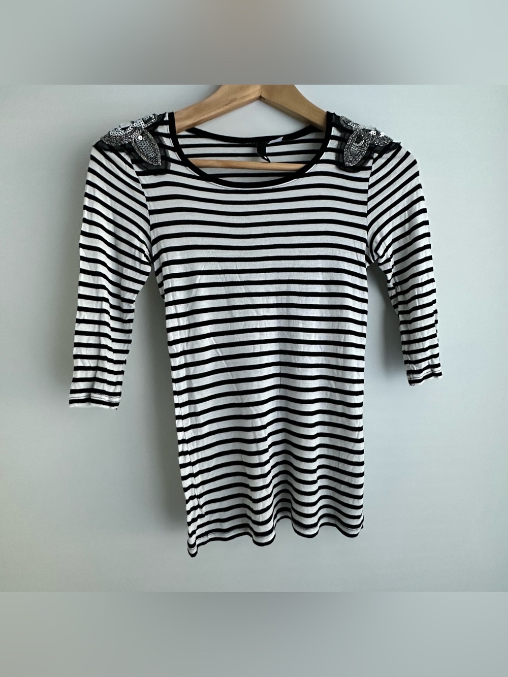 Y2K H&M Stripped Top Size 2